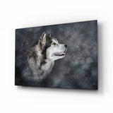 Wolf Glasbild