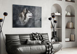 Wolf Glass Wall Art