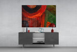 Abstract Glass Wall Art