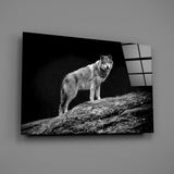 Wolf Glass Wall Art