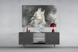 Wolf Glass Wall Art