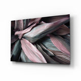 Leaves Glass Wall Art