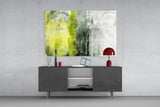 Abstract Glass Wall Art