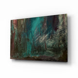 Abstract Colors Glass Wall Art