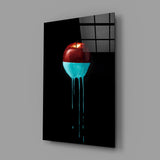 Apple Glass Wall Art