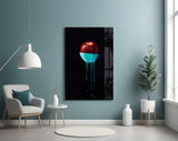 Apple Glass Wall Art