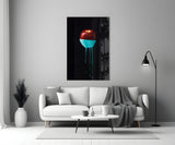 Apple Glass Wall Art