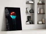 Apple Glass Wall Art