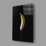 Banana Glass Wall Art