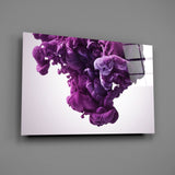 Purple Smoke Glass Wall Art