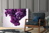 Purple Smoke Glass Wall Art