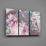 Flowers Glass Wall Art