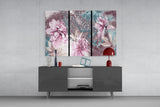 Flowers Glass Wall Art