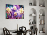 Flowers Glass Wall Art