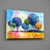 Trees Glass Wall Art