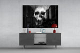 Skull Glass Wall Art