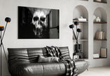 Skull Glass Wall Art