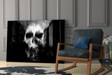 Skull Glass Wall Art