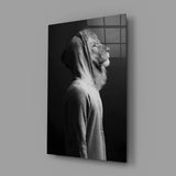 Lion Head Glass Wall Art