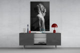 Lion Head Glass Wall Art