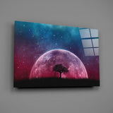 Mystical Night Glass Wall Art