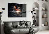 Space Glass Wall Art