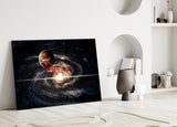 Space Glass Wall Art