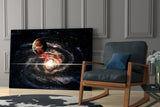 Space Glass Wall Art