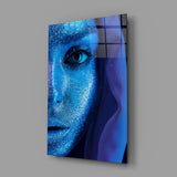 Woman Portrait Glass Wall Art