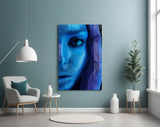 Woman Portrait Glass Wall Art