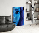 Woman Portrait Glass Wall Art