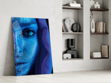 Woman Portrait Glass Wall Art