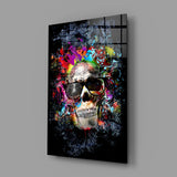 Skull Glass Wall Art