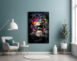 Skull Glass Wall Art