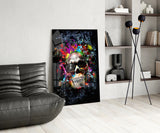 Skull Glass Wall Art