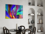 Colorful Patterns Glass Wall Art