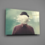 Cloud Man Glass Wall Art