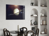 Saturn Glass Wall Art