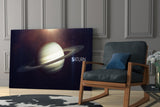 Saturn Glass Wall Art