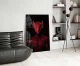 Darko Red Glass Wall Art