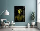 Darko Yellow Glass Wall Art