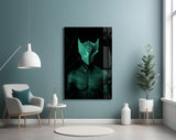 Darko Green Glass Wall Art