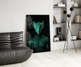 Darko Green Glass Wall Art