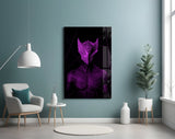 Darko Violet Glass Wall Art