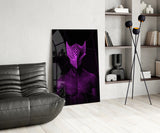 Darko Violet Glass Wall Art