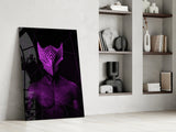 Darko Violet Glass Wall Art