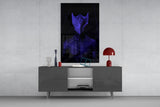 Darko Purple Glass Wall Art