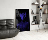 Darko Purple Glass Wall Art