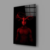 Donnie Red Glass Wall Art