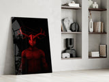 Donnie Red Glass Wall Art